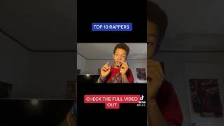 TOP 10 FAVORITE RAPPERS #rap #rappers #music #watch #list