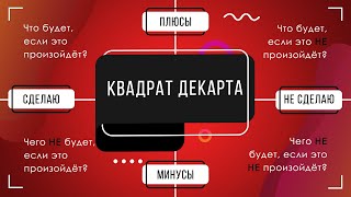 Квадрат Декарта / Как правильно принимать решения персонально и группой