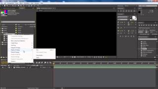 How to relink offline media and change their mode in Adobe After Effects CS6