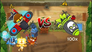 God Boosted Fighter Plane vs 100 ZOMG’s BTD6