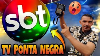 URGENTE A TV PONTA NEGRA DO 22W BANDA KU COM A ANTENA DE 60 CM INACREDITÁVEL TOP DEMAIS A PEDIDO DE!