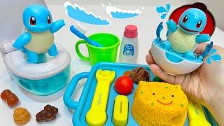 [🌟Toy ASMR🌟] 💩Pokémon Potty training Toy & Eating ASMR | Squirtle | Satisfying Toy Unboxing ASMR