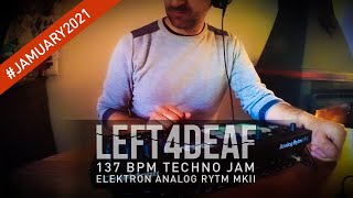 Analog Rytm Techno Jam by the Fireplace