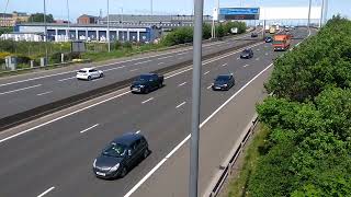 UK Nuclear warhead convoy, Glasgow M74 22/5/23