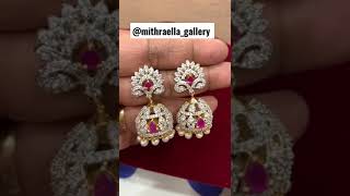 AD stone Jhumka|+91 6383189995 |MithraellaGallery #jhumka#imitationjewelry #trending #jhumkaswag