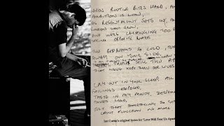 Joy Division - LOVE WILL TEAR US APART & The original Handwritten Lyrics of Ian Curtis Full HD 1080p