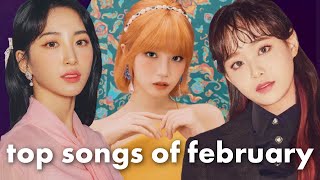 top 20 kpop songs of February 2020