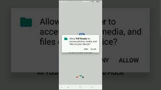 PDF reader & PDF reading app permission