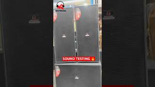 Notrox 2 top 1 bass | sound testing | notrox DJ setup | notrox pro audio DJ setup | notrox speakers