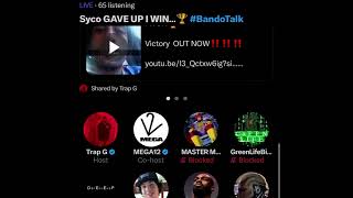 SYCO EXPLAINS WHY HE WONT REPLY TO TRAP G’S DUB 😂🤣”YOUR A NOBODY 🤣😂🤔”