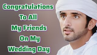 Congratulations To All My... | Sheikh Hamdan | Fazza Poems | Hamdan Fazza