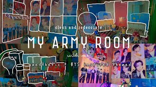 kpop room aesthetic BTS ROOM MAKE OVER 💜 Clean and Redecorate with me|| Andria pH