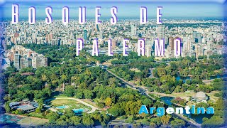 Bosques de Palermo 🌺🌳4k🏝️🦢🌆 Only nature in the city - Place to Visit in Buenos Aires!