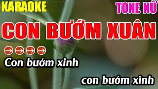 Con Bướm Xuân Karaoke Tone Nữ Karaoke Lâm Nhạc Sống - Beat Mới