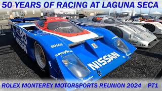 50 YEARS OF RACING AT LAGUNA SECA ROLEX MONTEREY MOTORSPORTS REUNION PART 1