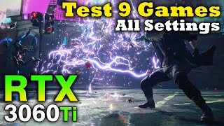 Colorful RTX 3060 Ti 8gb + i5 10400f - Test In 9 Games - FPS Test Benchmark 1080P All Settings