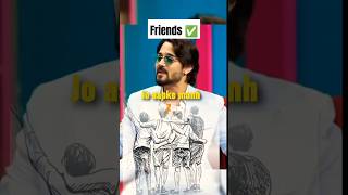 Dosto se samman😂|Bhuvan bam #shorts #freinds #bibikivines #podcast