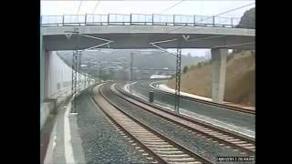 Accidente tren Santiago | Train Crash Santiago | Slow Motion |