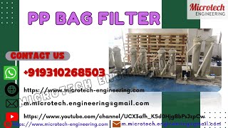 PP BAG FILTER, CHEMICAL FILTER