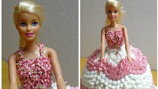 Barbie Doll Cake Baking & Decorating