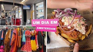 TRANSPORTE PÚBLICO EM AMSTERDAM + LOJA DE FANTASIA + BATATA FRITA PERFEITA