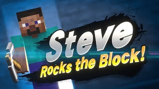 Steve just got added into super smash bros ultimate