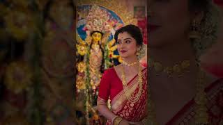 জোড়াবাড়ির পুজোর সাজে পুরো পরিবার 🥰🥰#shortsvideo #fashion