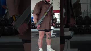 Road to 250lbs Day 81 - Tricep extension #bodybuilder #coach #bodybuilding #armworkout #triceps