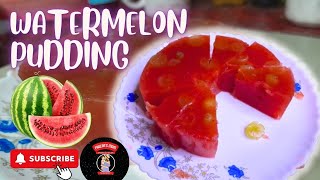 agar agar watermelon pudding recipe  তরমুজের সিজনে বানিয়ে ফেলুন এইরকম তরমুজের পুডিং।