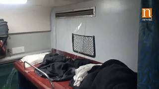 Water spurts out from AC duct of moving Sanghmitra Express train