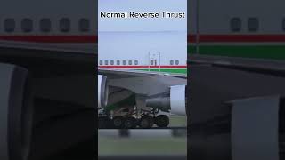 Normal vs target reverse thrust #shorts