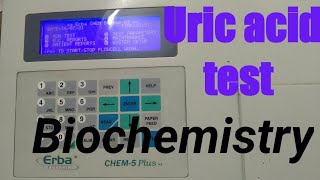 Uric acid test prosedure // earba chem5 plus V2 // how to perform uric acid test