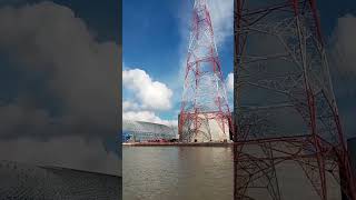 #viralvideo #viralshorts #river #transmission #Transmission and distribution Tower