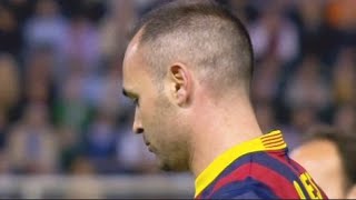 andres iniesta vs Real Madrid 2014 COPA DEL REY Final