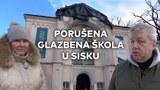 Glazbena škola u Sisku porušena, nastava ipak kreće, ravnatelj Ivšić poziva na donacije