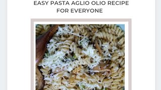 Pasta Aglio Olio : Easy & yummy Pasta Recipe (Malaysian vibes)