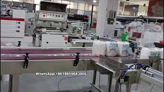 Eco Friendly Embossed Maxi Roll Tissue Kitchen Towel Heat Shrink Packing Machine