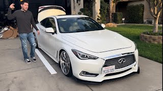 $40 SIDE SKIRTS on Q60 (DIY Easy Mod)