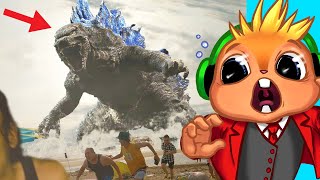 Chipmunk REACTS to GODZILLA In Real Life