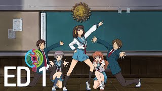 "Hare Hare Yukai" | Creditless ED 1 | The Melancholy of Haruhi Suzumiya | ハレ晴レユカイ