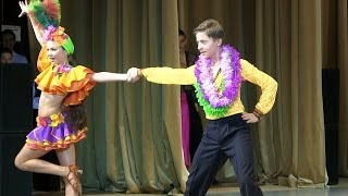 00131 Brazil Ballroom Dance Show Шоу-номер Танец Бразильский