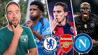 Santos BACK To Strasbourg! | Calafiori To Arsenal CONFIRMED?! | Osimhen To PSG DONE?