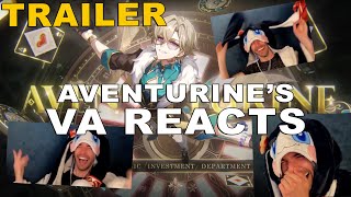 Aventurine's VA REACTS to AVENTURINE'S TRAILER | Honkai: Star Rail - Camden Sutkowski