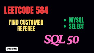 584. Find Customer Referee