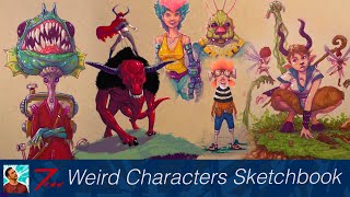 Weird Characters Sketchbook Tour