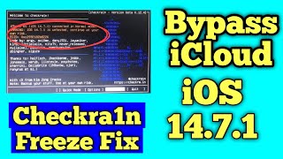 Fix Checkra1n FREEZE | iCloud Bypass iOS 14.7.1 | iPhone 5S To iPhone X #iCloudBypass