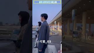 Win Metawin arrived Milan #shorts #viral #PradaFW24  #winmetawin