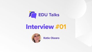 Encouraging educational debate | EDUTalk #1 with Katie Olearo