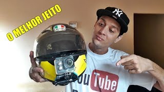 COMO COLOCAR A CÂMERA NO CAPACETE !