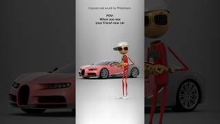 Remote new Red Car 🚘😎 (Animation Meme) #memeanimation